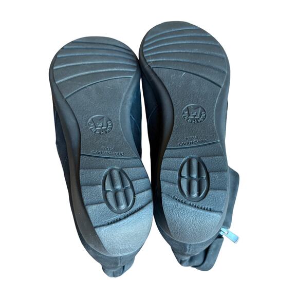 Mephisto Seddy Scrunchy Ankle Boots w Cuffs Matte Black Nubuck Leather size 9.5 - Picture 9 of 16